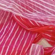 **SZAL delikatny różowy szalik CRASH 165x45/60 cm