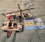 PLAYMOBIL 6874 i 4876 helikopter i szpiegowski pojazd