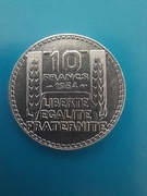 10 Franków 1934r SREBRO 680