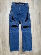 Jeansy motocyklowe Redline Kevlar wzmacniane spodnie na motor rozmiar 32