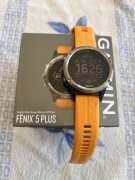 Garmin Fenix 5 plus sapphire titanium.