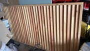 Panel płot żaluzjowy drewniany do pomalowania 180x90