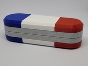 Etui na pieczęć tłumacza przysięgłego (Francuski) z tuszownicą