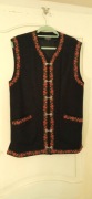 Wełniana kamizelka Etno/Boho Szwecja