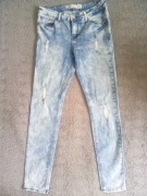 Spodnie jeans przetarcia rozm. M