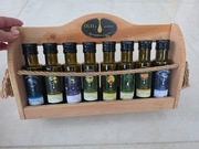 Zestaw butelek na olej ze stojakiem 8 szt. + gratis!