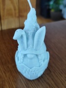 Świeczka z Wosku Sojowego Skrzat Niebieski Wielkanocny 