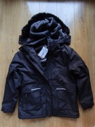 Kurtka narciarska damska Voqeen XL Softshell Polar Ciepła Czarna