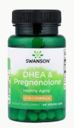 DHEA Swanson 25 mg & Pregnolone 100 mg 60kap