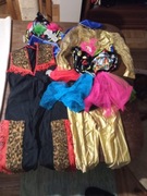 Stroje karnawałowe komplet dla dziewczynki i chłopca na 128 cm