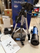 Teleskop astronomiczny Aomekie AO2017 400/70mm z zestawem