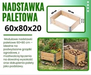 Nadstawka paletowa 60x80