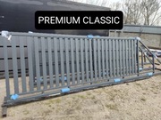 Brama przesuwna 4mx1,42m CLASSIC palisada pion,ocynk+RAL 5m,6m,6,7m,7,5m