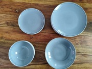 Lubiana komplet talerzy 17 sztuk porcelana