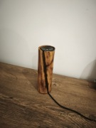 „Lampka nocna drewniana rustykalna LED loft handmade z drewna dekoracyjna”