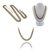 ŁAŃCUCH ZŁOTY SPLOT PANCERKA STAL CHIRURGICZNA