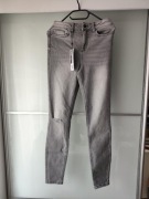 Spodnie damskie jeansy szare Noisy May 27/32 skinny