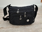 Torba damska na ramię, listonoszka - Kolor czarny