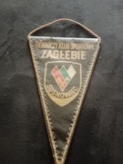 Proporczyk Zagłębie Sosnowiec z lat 80 