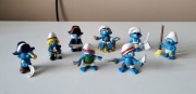 Schleich zestaw figurek smerfów piratów model wycofane z 2013 r.