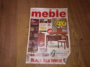 Gazetka Black Red White meble katalog 2007 czasopismo meblowe gazeta