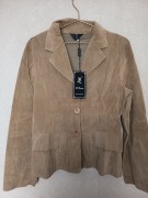 Żakiet / marynarka brązowa/ beżowa rozm m opis