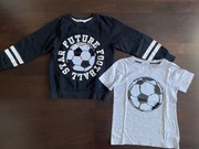 Bluza i t-shirt odwracanymi cekinami H&M 122/1128