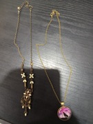 #886 Dwa naszyjniki vintage