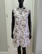Sukienka Xana Collection S M nowa kwiaty falbanki + opaska gratis