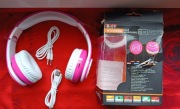 Różowe słuchawki Bluetooth B-06 dla dziecka | Nowe