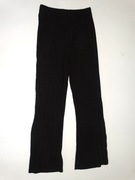 _ Rewelacyjne czarne modne lekkie spodnie_R.150_!