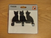 Wieszak metalowy czarny koty