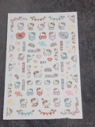 Naklejki na paznokcie samoprzylepne sanrio hello kitty