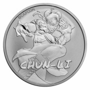 Tuvalu 1$ Chun - Li Street Fighter 2022 1 Oz Ag.999