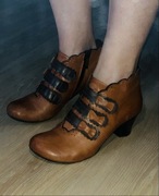 Botki vintage skóra 38 Virus