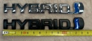 Napis emblemat Logo Hybrid Toyota mały 132x15 mm