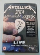 BIG 4 (2 DVD) METALLICA SLAYER MEGADETH ANTHRAX LIVE FROM SOFIA