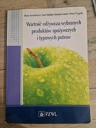 Wartość odżywcza wybranych produktów spożywczych i typowych potraw
