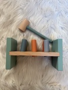 Smiki, przebijanka, zabawka drewniana