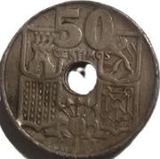 Hiszpania 50 centimos z 1949 (-54) roku - OBEJRZYJ MOJĄ OFERTĘ