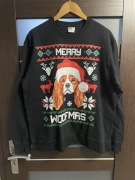 Bluza czarna męska świąteczna L