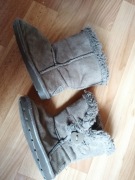 Buty kozaki botki wsuwane 23cm ocieplane