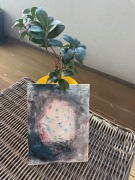 Nowoczesny obraz na płótnie – abstrakcja "Smoczy owoc 2"