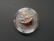 Diplocaulus, srebrna moneta, 1 oz Ag