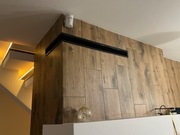 luft narożny do kominka grafit nowy 76,5*36,5*7,5