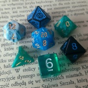 Posejdon- Mieszany zestaw kości RPG