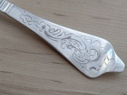 ŁYŻKA OBIADOWA GRAWER SREBRO 11 ŁUTÓW DANIA KOPENHAGA XIXw