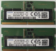 Samsung kości ram 2 x 8 gb ddr5  4800 mhz 262-pin SO-DIMM CL-40