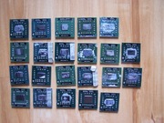 Plastikowe procesory AMD z laptopów sztuk 22