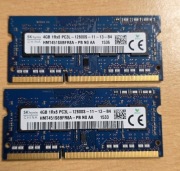 Pamięć RAM SK Hynix 8GB (2x4GB) DDR3 1600Mhz SO-DIMM